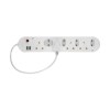 Selectrix 3500W 16A 8 Way and 2x 2.1A USB Multi Plug with Reset Switch Selectrix 3500W 16A 8 Way and 2x 2.1A USB Multi Plug with Reset Switch