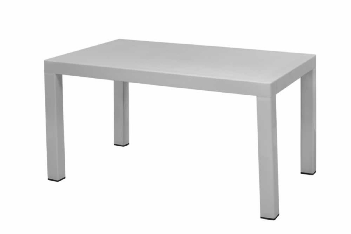 Elite 6 Seater Plastic Table – White