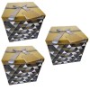 SourceDirect – Pack Of 3 Flat-Pack Gift Boxes – Large (Gold/Grey) SourceDirect – Pack Of 3 Flat-Pack Gift Boxes – Large (Gold/Grey)