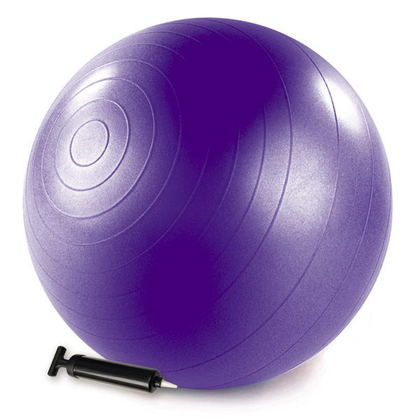 Exercise Ball with Pump – Purple