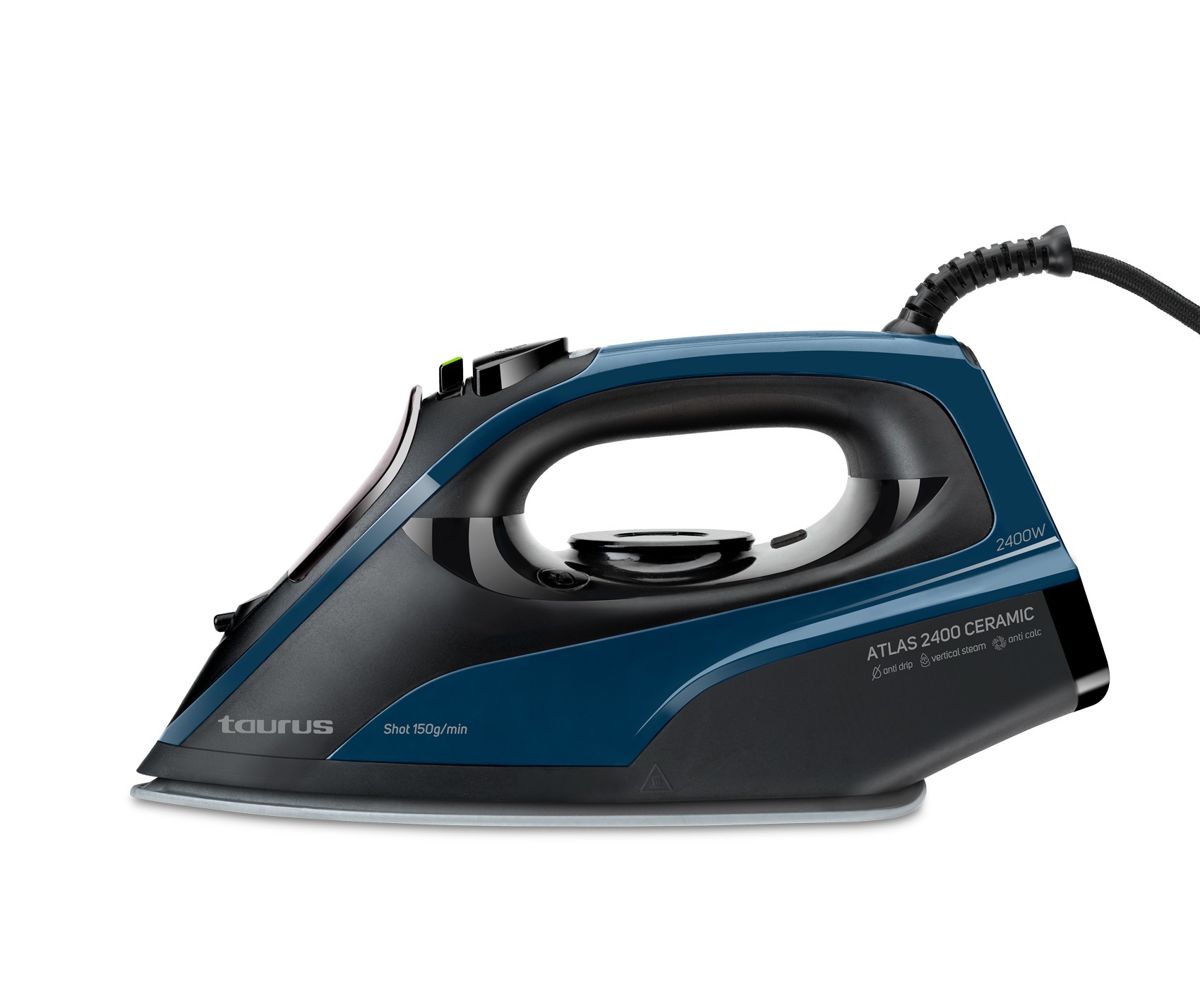 Taurus Iron Steam / Dry / Spray Ceramic Blue 275ml 2400W “Atlas 2400”