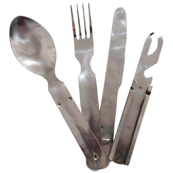 LK’s – Cutlery Set – Stainless Steel Camping Cutlery Set – 4Pieces