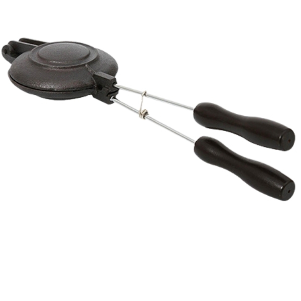 LK’s – Cast Iron Jaffle Maker –  Black Enamel 120mm Diameter