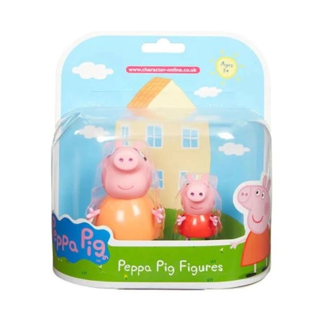 Peppa Pig 2 Pack Figures – Parent