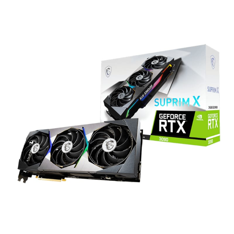 MSI Nvidia GeForce RTX 3090 SUPRIM X 24GB 384-Bit GPU Graphics Card