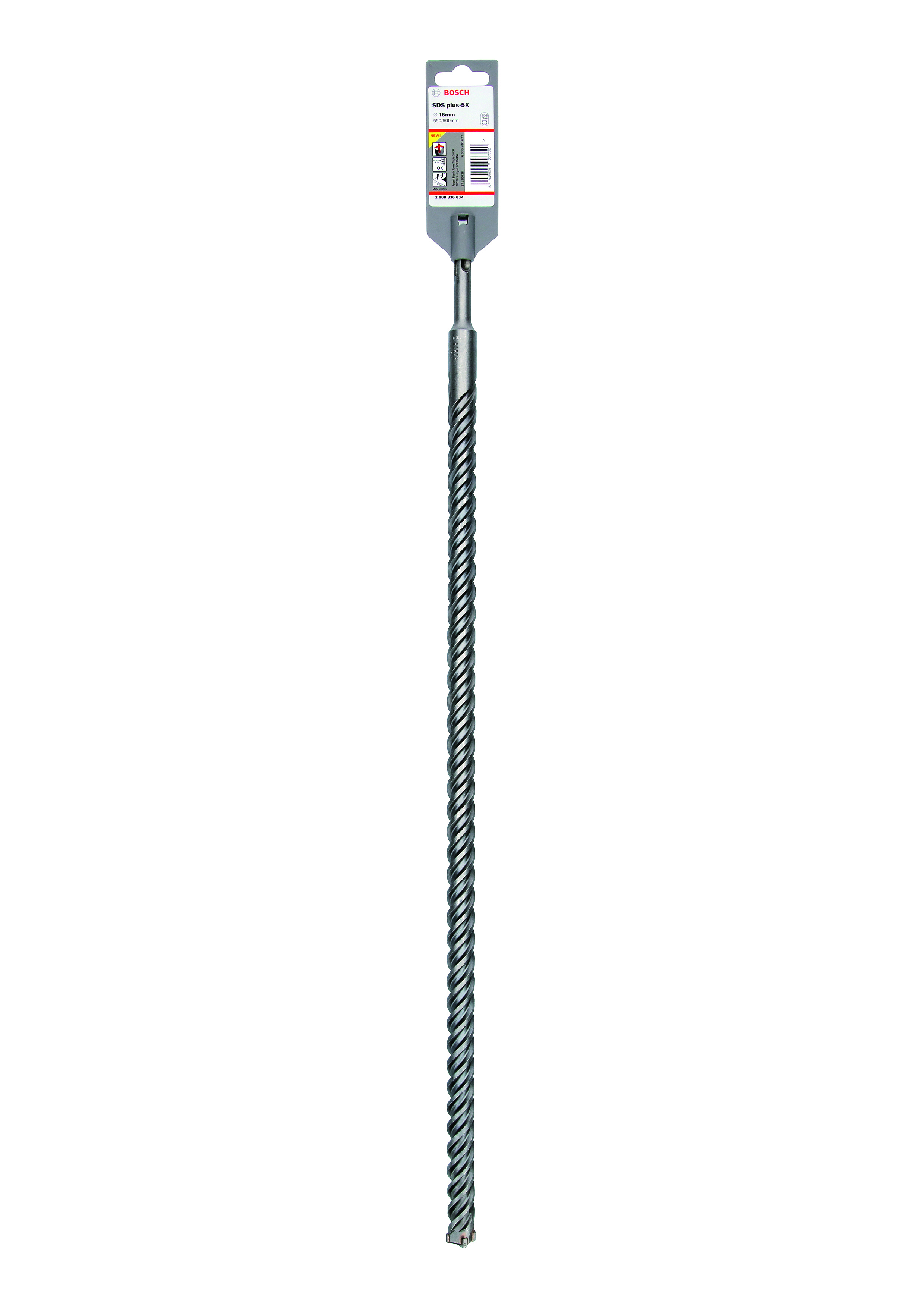 SDS-Plus-5X 18 X 550 X 600 Drill Bit