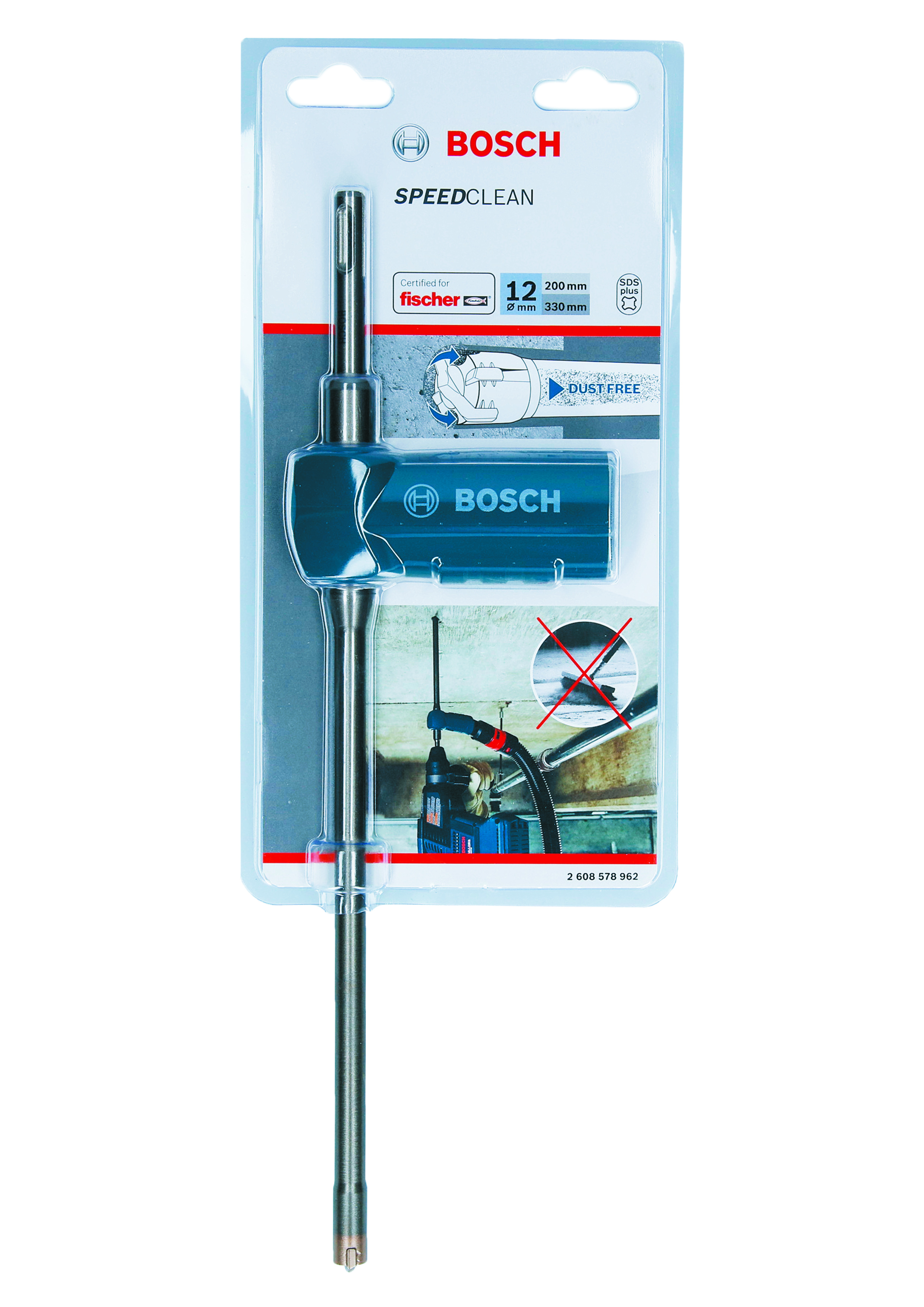 SDS-Plus-9 Speedclean 12 X 200 X 330 Drill Bit