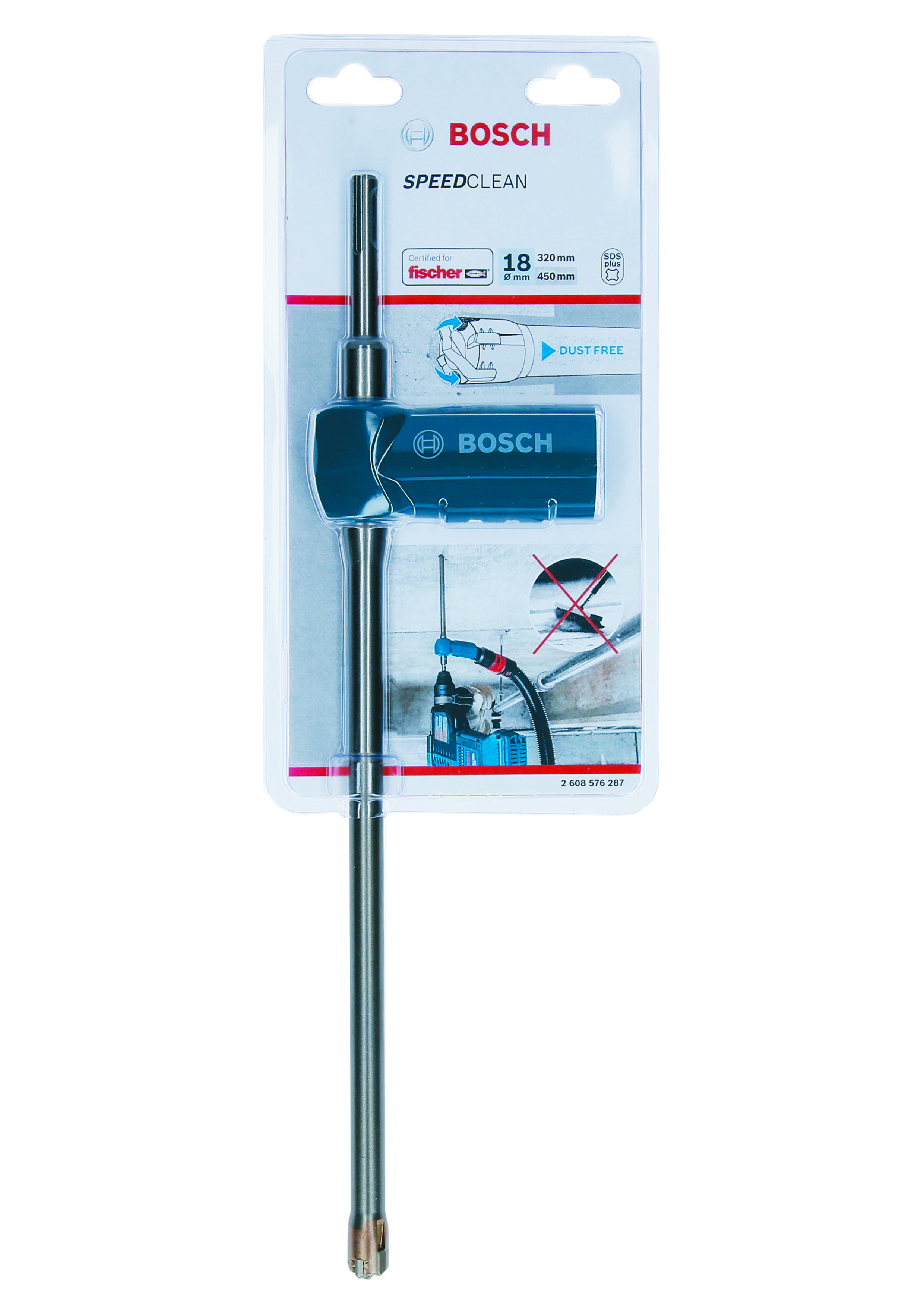 SDS-Plus-9 Speedclean 18 X 320 X 450 Drill Bit