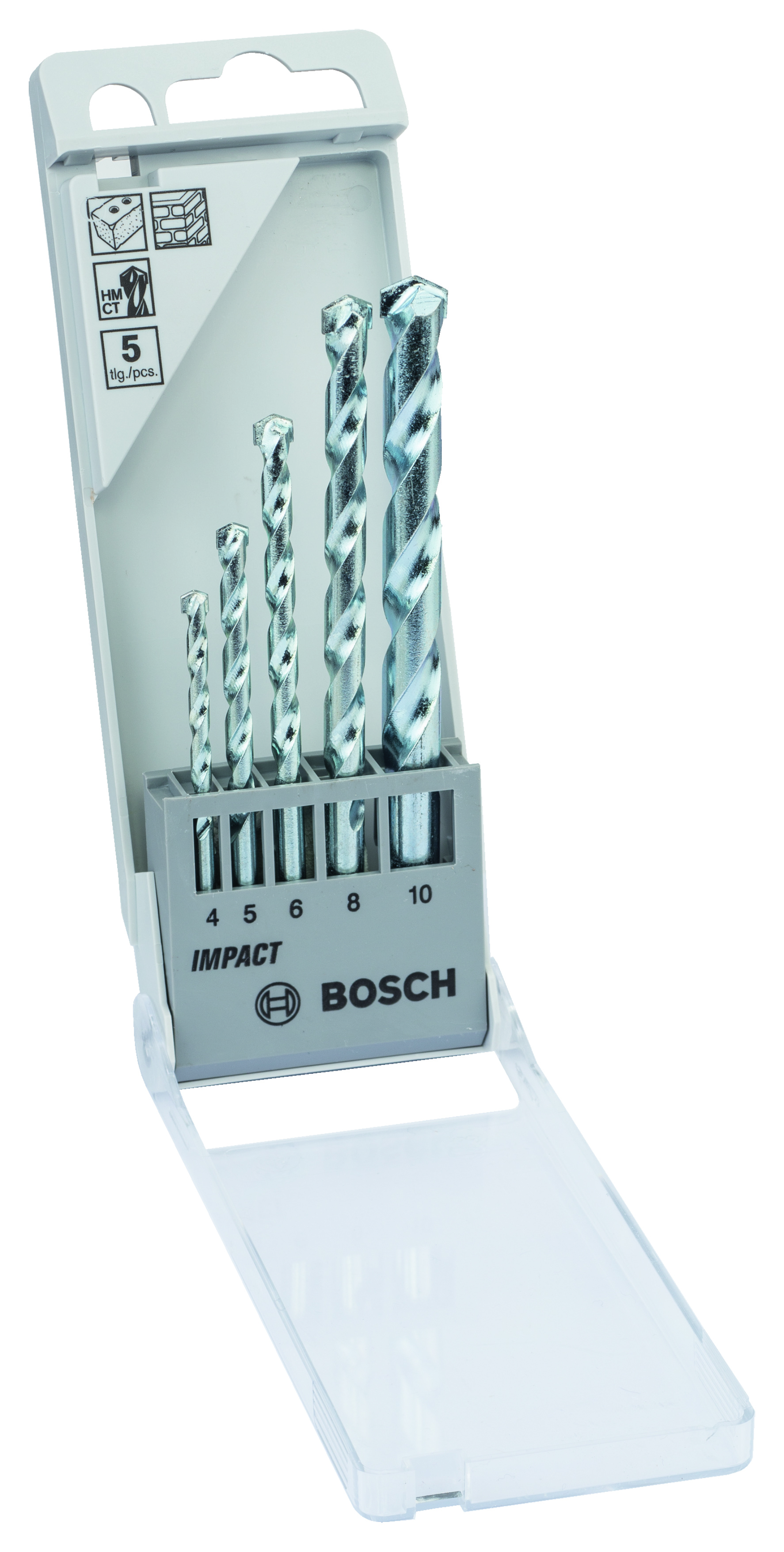 5-Piece Set CYL-1 Masonry Drill Bit