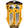 Ingco – Hex Key And Torx Key Set – Extra Long Arm (18 Piece Set) Ingco – Hex Key And Torx Key Set – Extra Long Arm (18 Piece Set)