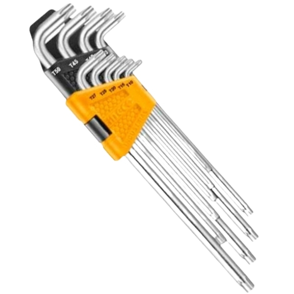 Ingco – Torx Key – 9 Piece Set (T10-T50)