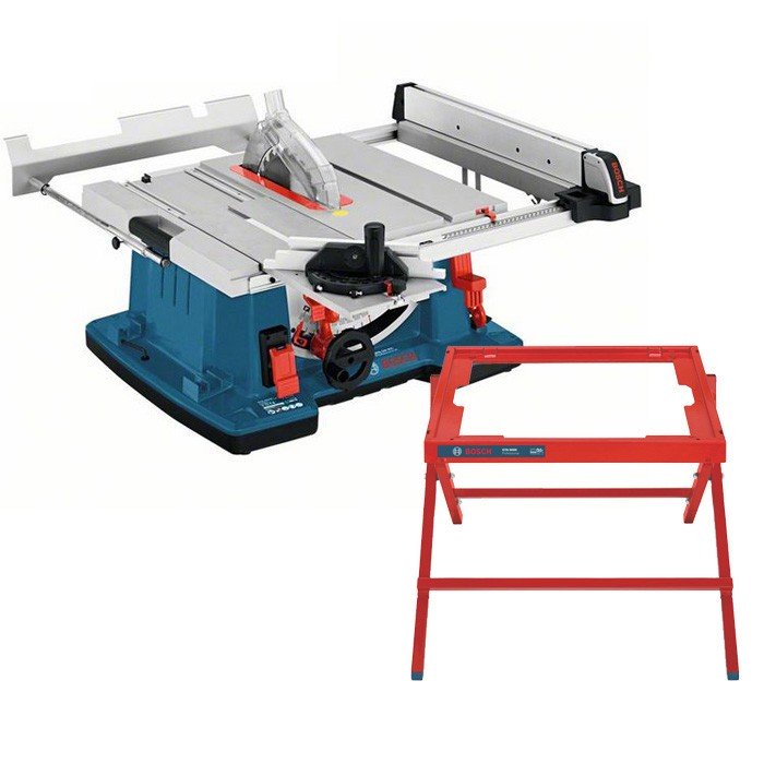 Bosch – Table Saw (GTS10 XC), Stand / Bench (GTA6000) & Blade Combo – 2100W