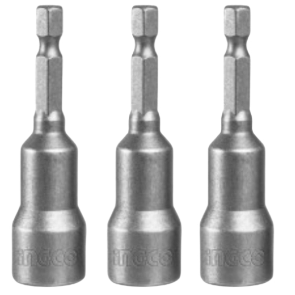 Ingco – Magnetic Nut Setter Adaptor – 10mm (3 Pieces)