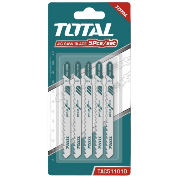 Total Tools Jig Saw Blades For Wood 5Pcs (3 Sets)