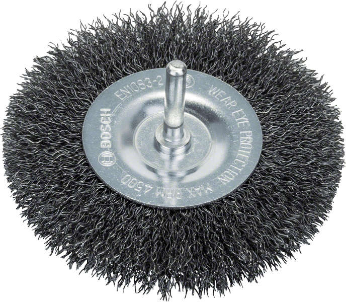 Wire Wheel 100 mm, 0,3 mm, 10 mm for Drills