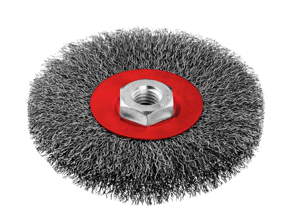 Wire Wheel 115 mm, 0,3 mm, M14 angle grinder