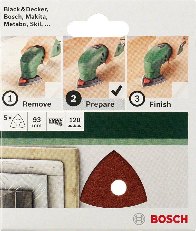 For delta sanders 93 mm 120 5 Piece
