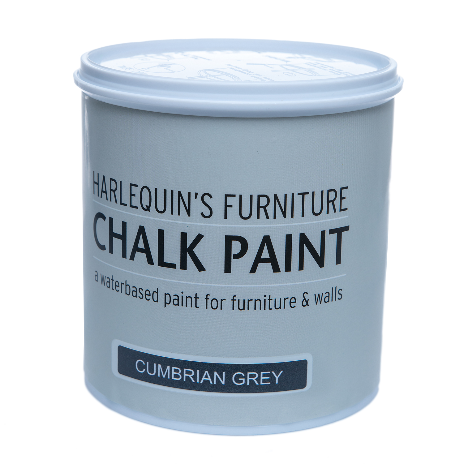 Harlequin – Chalk Paint For Furniture and Walls – 1 Litre – Cumbrian Grey