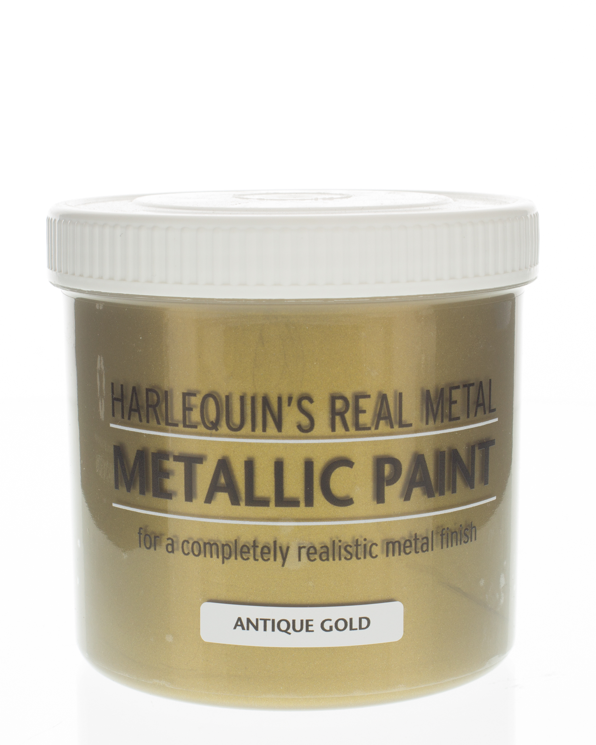 Harlequin – Metallic Paint / Real Metal Metallic Paint – 500ml – Antique Gold