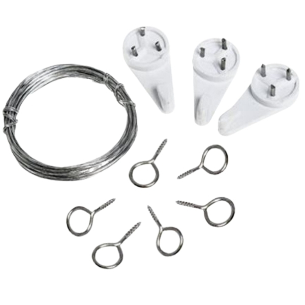Zenith – Picture Hanging Kit – Wire, Eye and Hook