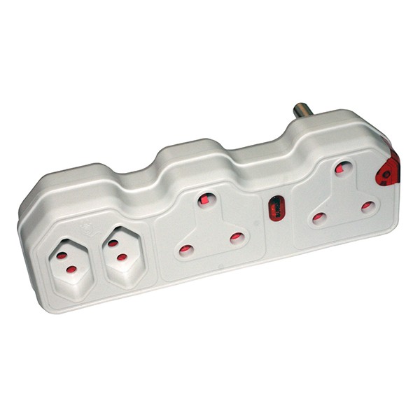 Bulk Pack 2 x Current Surge Protected Adaptor – 2 x 16 Amp – 2 x 5 Amp