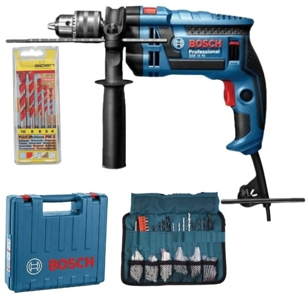 Bosch – Impact Drill (GSB 16 RE) & Alpen Multicut Drill Bits (5Piece)