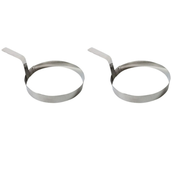 LK’s – Egg Rings (Stainless Steel) – Pack of 2