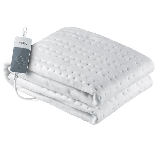 Solac – Electrical Heat Blanket (Single Bed) – White (60W)