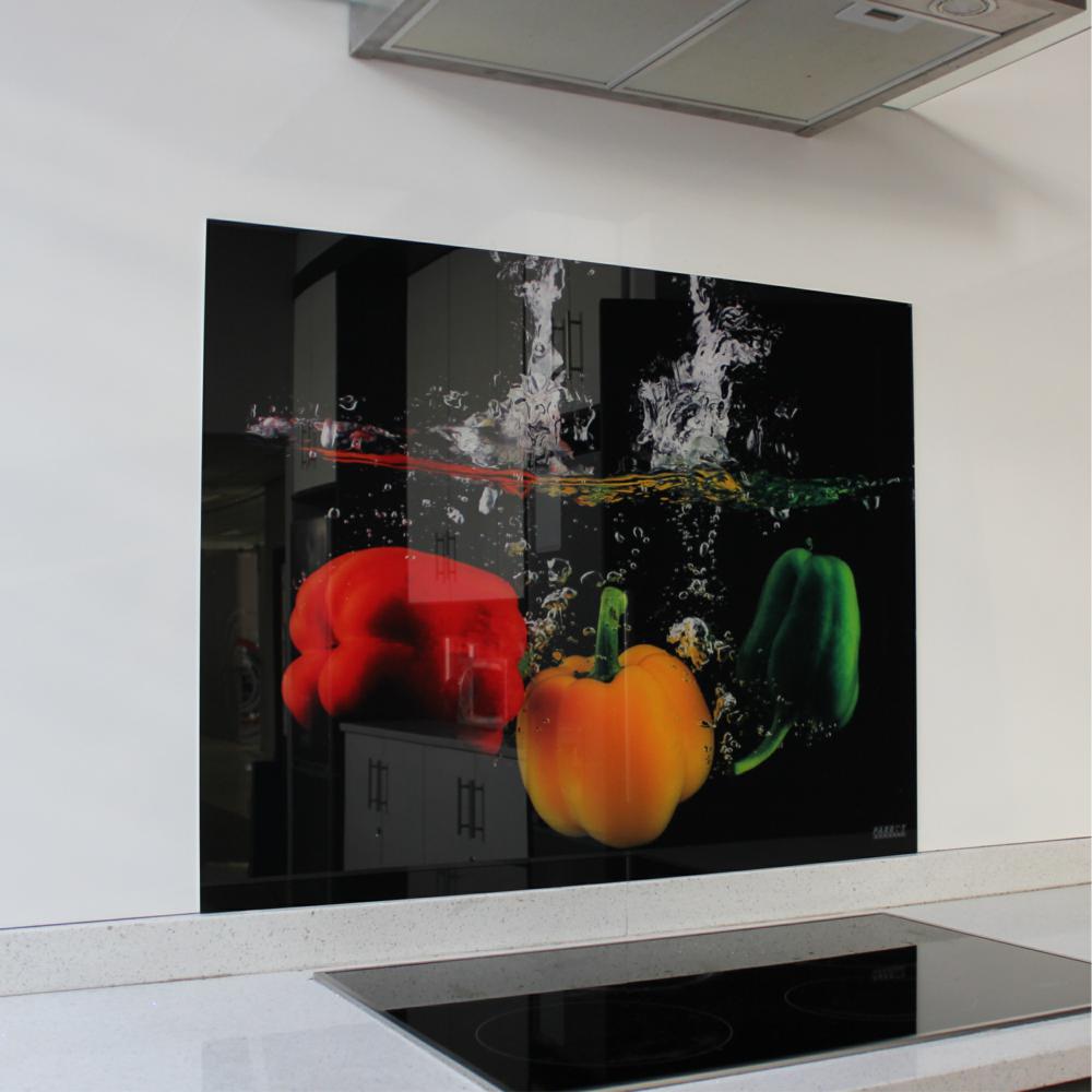 Parrot Products Peppers Hob Splashback (898 x 700 x 6mm)
