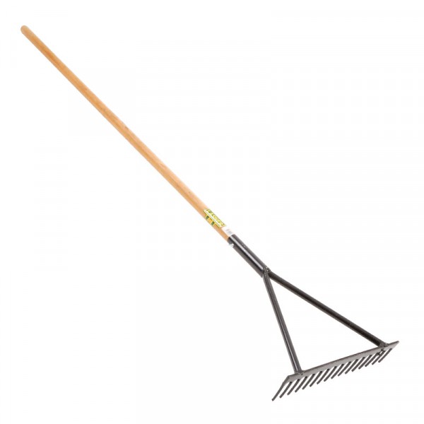 Lasher Wooden Handle Road Rake FG00055 – 16 Teeth