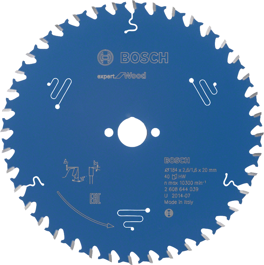 Expert for Wood 184 x 20 x 2,6 mm, 40