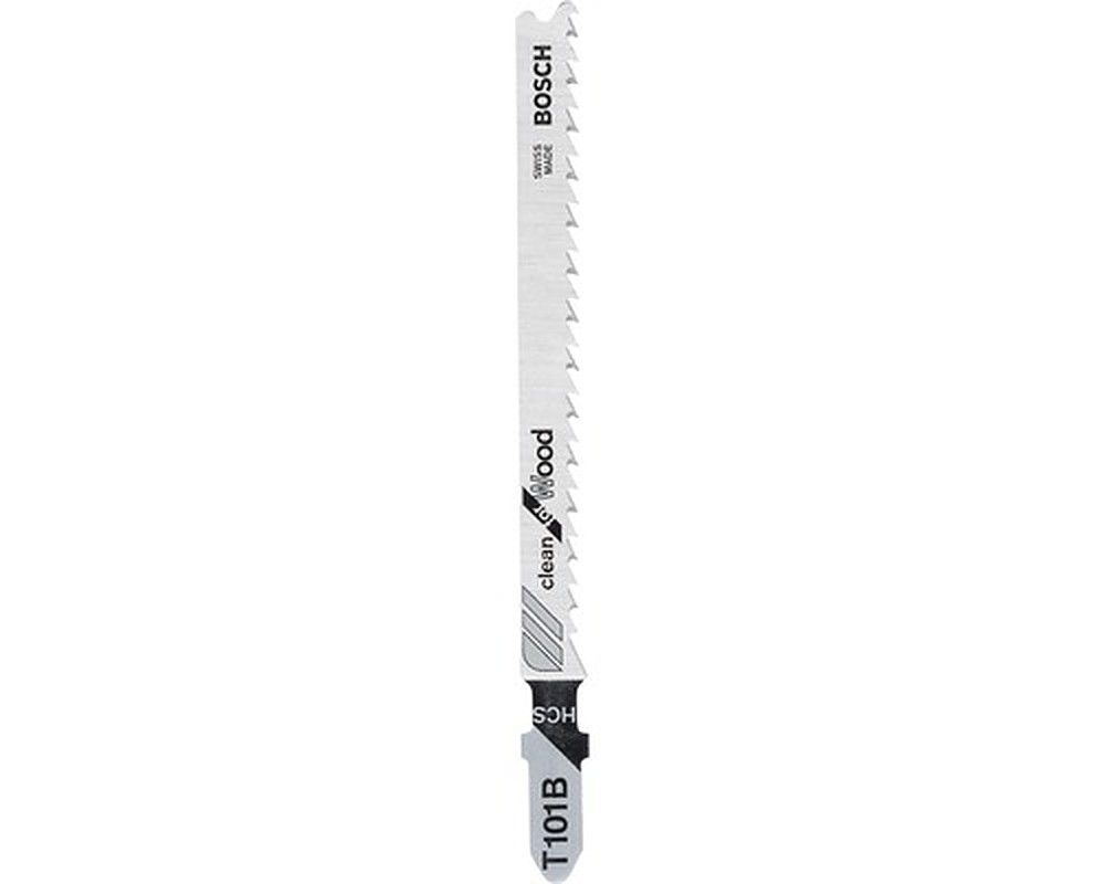 Jigsaw blade HCS T 101 B Clean for Wood, 25 Piece