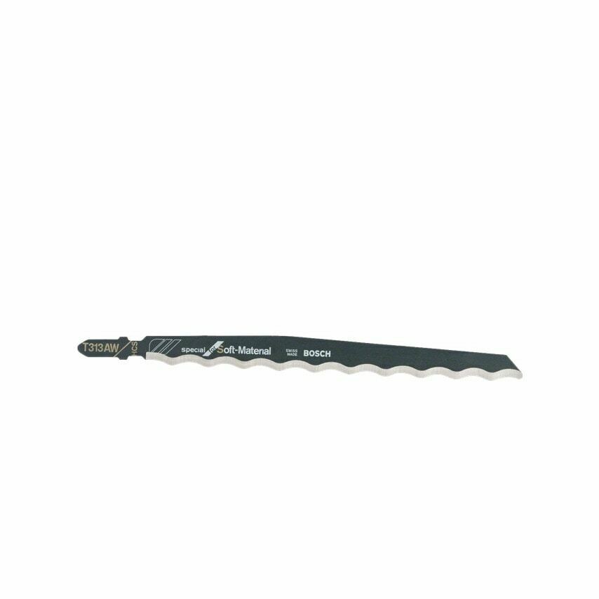 Jigsaw blade HCS T 313 AW Special for Soft Material, 3 Piece