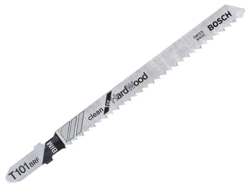 Jigsaw blade BIM T 101 BRF Clean for Hard Wood, 5 Piece