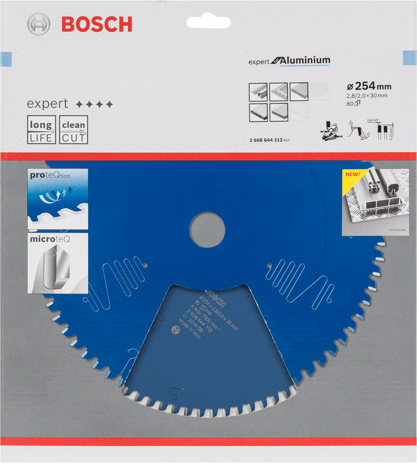 Expert for Aluminium 254 x 30 x 2,8 mm, 80
