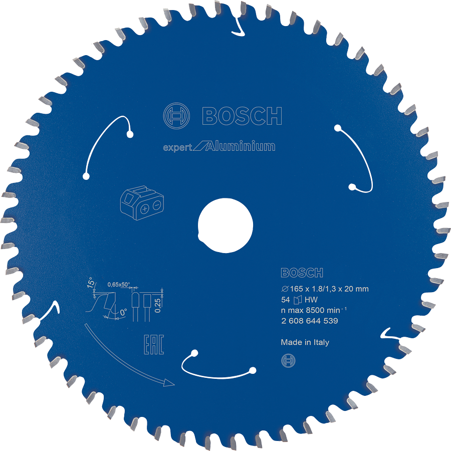 Expert for Aluminium CSB for GKS 18V 165x20x54