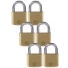 Yale 40mm Brass padlock pack6 Yale 40mm Brass padlock pack6