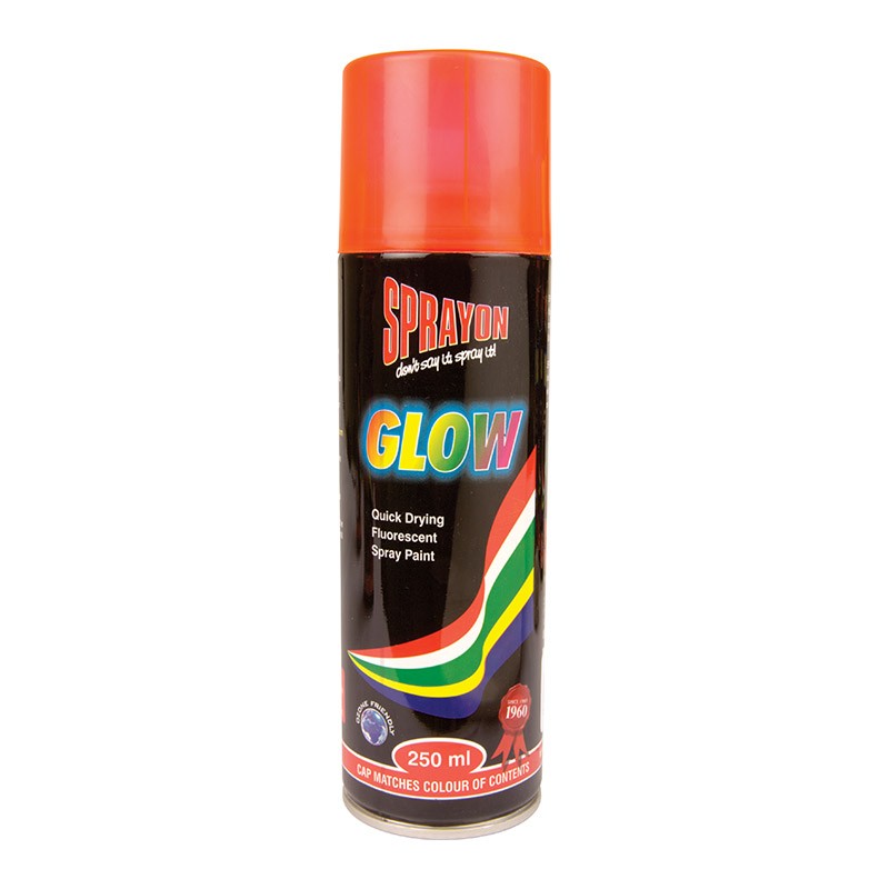 Sprayon Glow Orange Spray Paint (300ml)