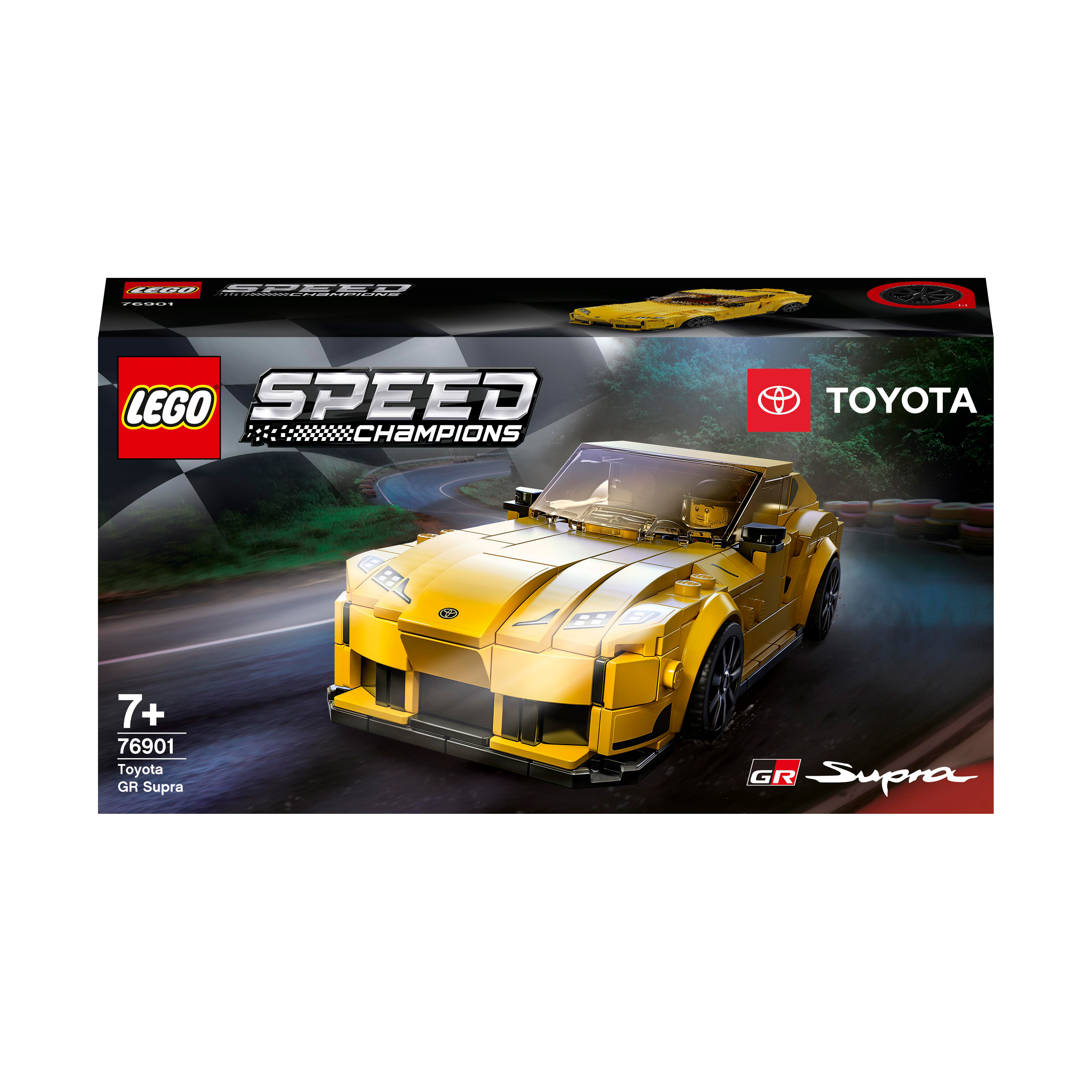 LEGO® Speed Champions Toyota GR Supra 76901 Building Toy Cars – 299 Pieces