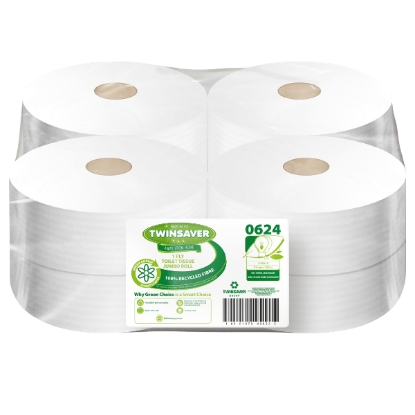 Twinsaver – Toilet Paper (1PLY) – Pack of 8