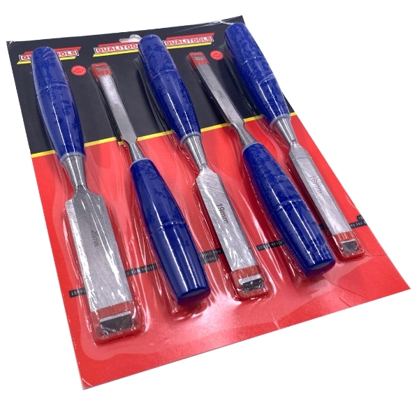 Qualitools – Chisel / Wood Chisel Set – 5 Piece