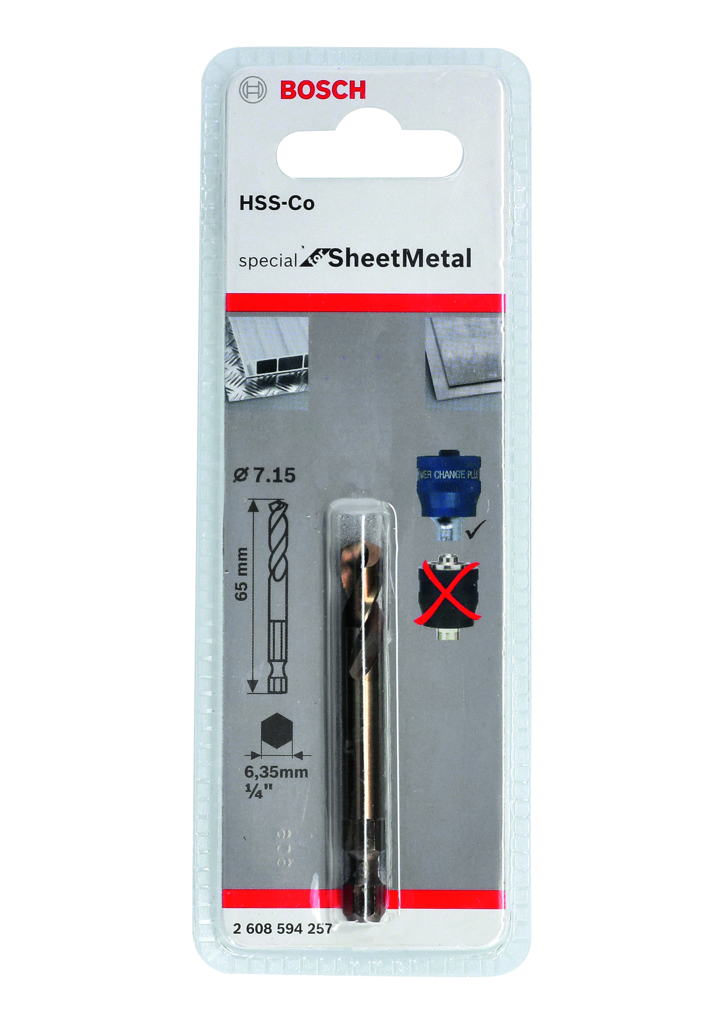 Pilot Drill Plus HSS-Co 7,15 x 65mm