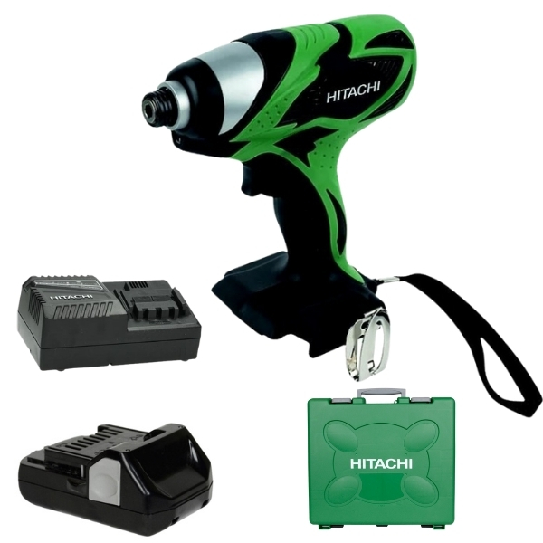 Hitachi – Impact Driver (Cordless), Battery and Charger Combo – (18V)