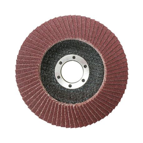 Total Tools 6Pcs Flap Disc 115mmx22mm P80