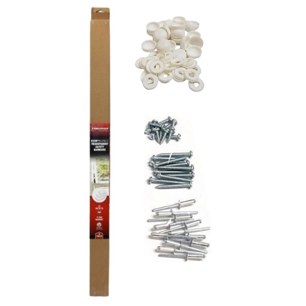 Armourdoor – Transparent Safety Protection Barriers (Clear view) – 6 Bars