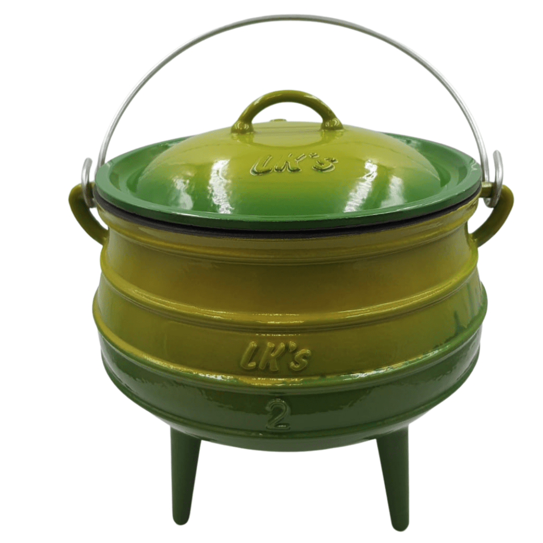 Pot Green Enamel (3-Leg)