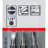 Screwdriver bit Extra Hard Slotted 0,8 x 5,5, 25 mm, 3 Pieces Screwdriver bit Extra Hard Slotted 0,8 x 5,5, 25 mm, 3 Pieces