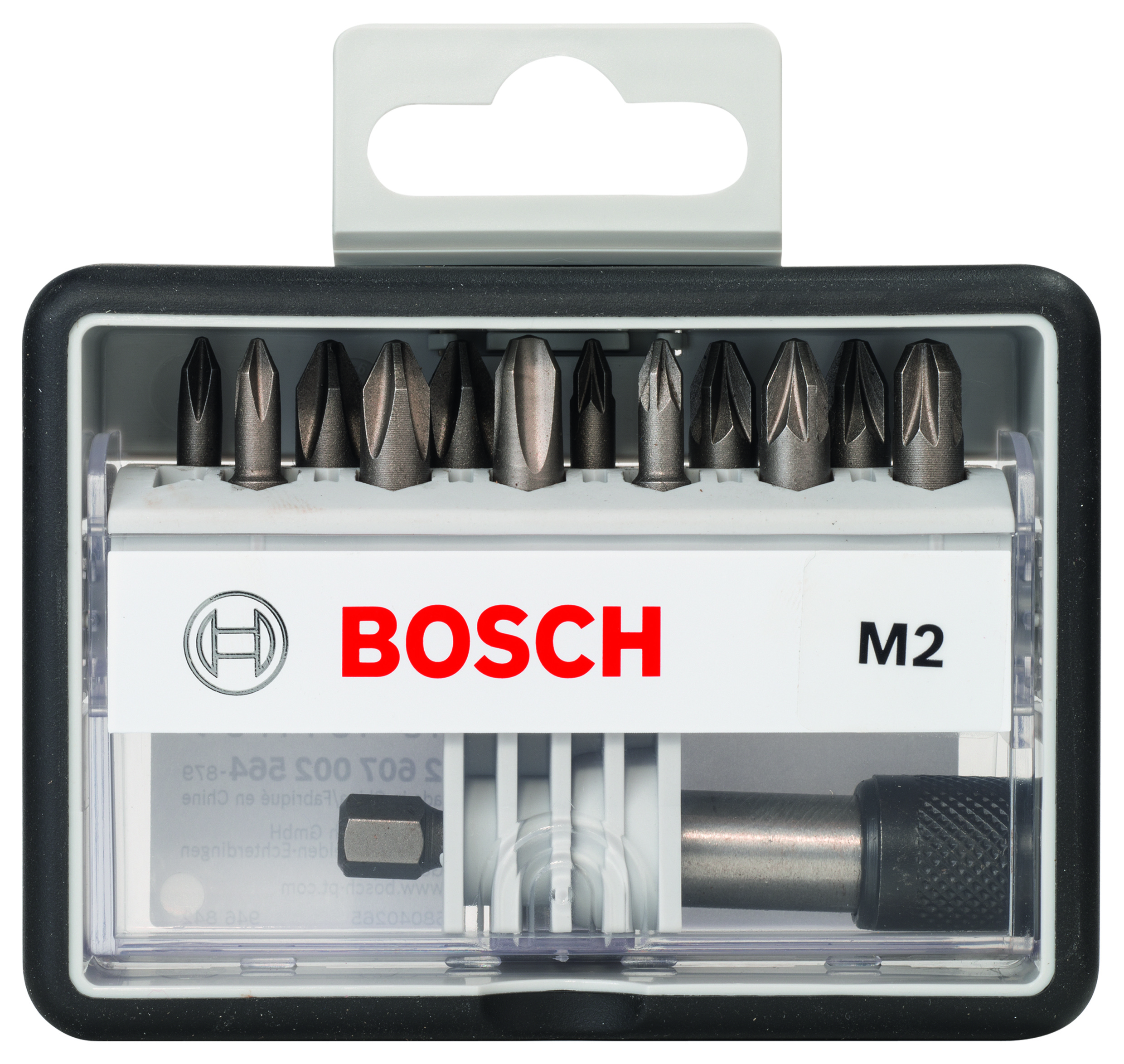 Robust Line bit set M, Extra Hard version 25 mm, 12+1 pc