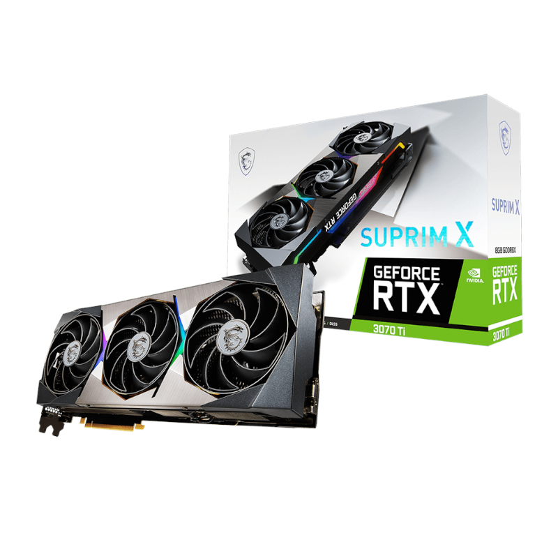 MSI GeForce RTX 3070 Ti SUPRIM X 8GB GDDR6X 256 bit Graphics Card