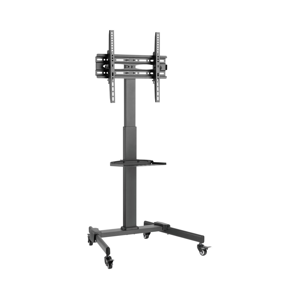 Compact Height Adjustable Mobile AV Trolley 32-55″